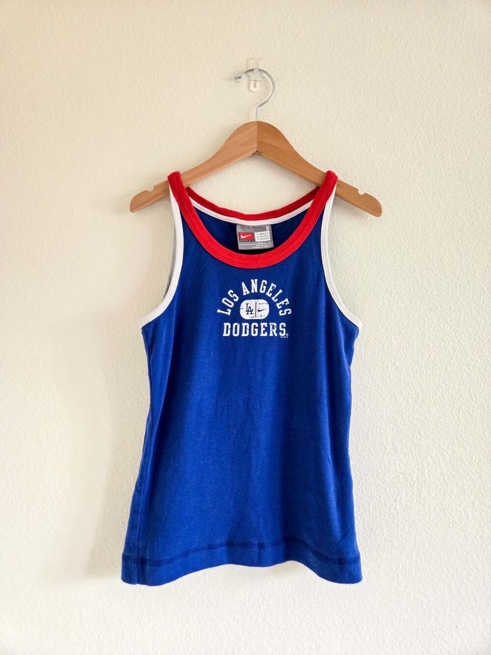 Vintage Nike Los Angeles Dodgers MLB Tank Top Size S